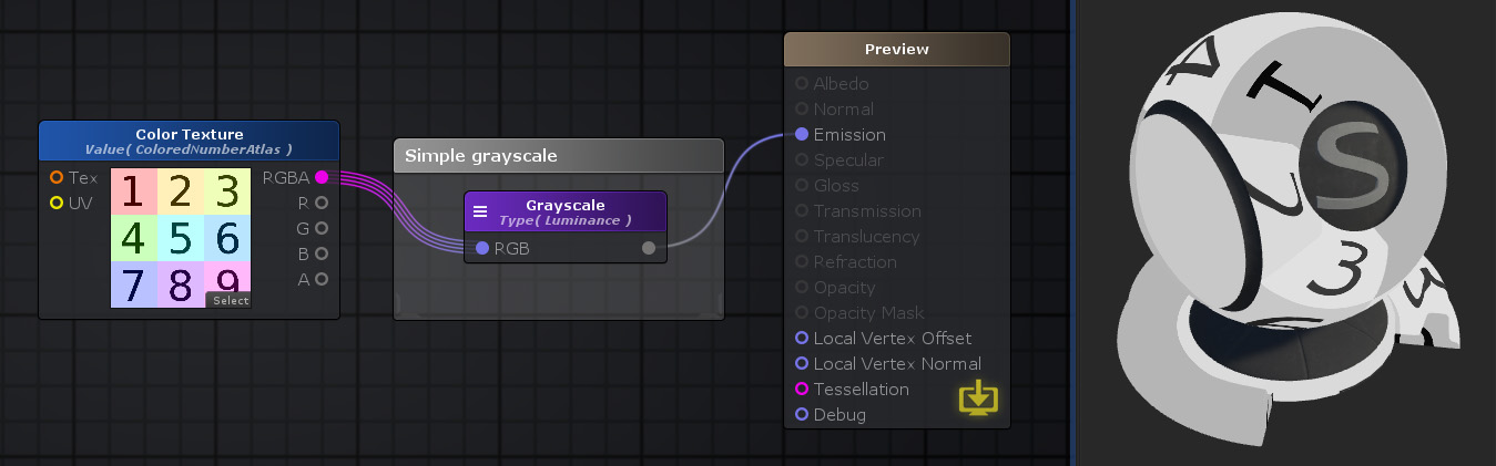 Unity Products:Amplify Shader Editor/Grayscale - Amplify Creations Wiki